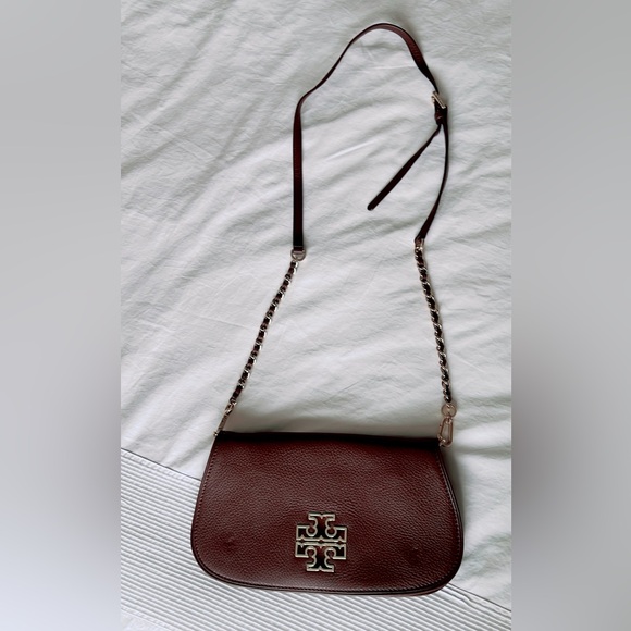 Tory burch chocolate brown Leather crosssbody bag. - Picture 8 of 8